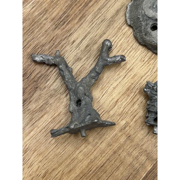 Vintage 1982 Wizards & Lizards Fantascene Knight Slaying Dragon Lead Figures Set - Picture 5 of 16